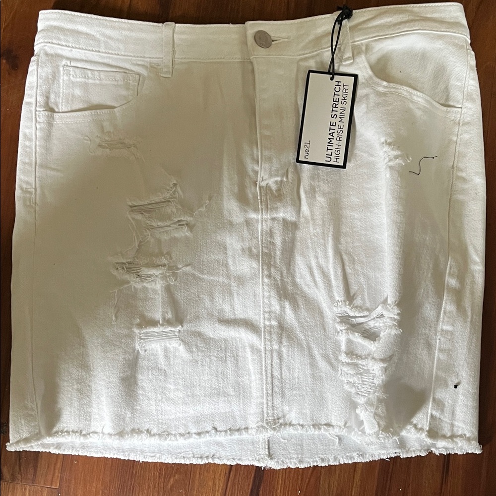 High Rise Mini Skirt